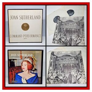 Command Performance Joan Sutherland 2 LP Box Set London Records OSA 1254 New‎
